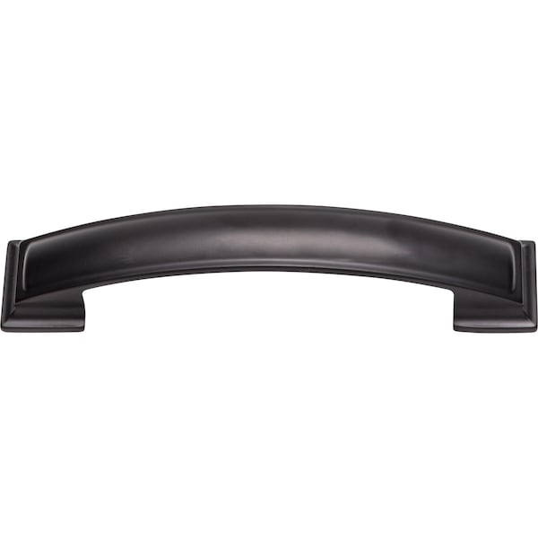 128 Mm Center-to-Center Matte Black Square Annadale Cabinet Cup Pull